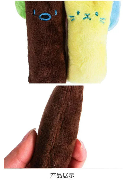 Interactive catnip plush chew toy for cats and kittens.