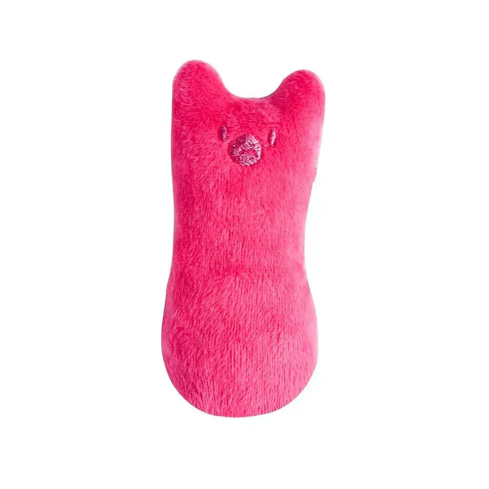 Interactive catnip plush chew toy for cats and kittens, made of velvet.