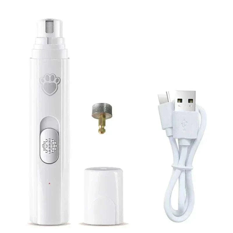 rechargeable electric nail grinder – painless pet nail trimmer