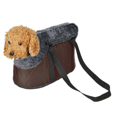 Dog Carrier Soft Fleece Backpack For Small Dogs Cats Slings Bag Portable Walking Puppy Shoulder Bags Pug Pet Carrying Supplies