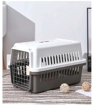 Pet Outdoor Carrier Cat Box Breathable Travel Carrier Box Durable Kitten Puppy Rabbit Cage Airline Approved Transport Cage