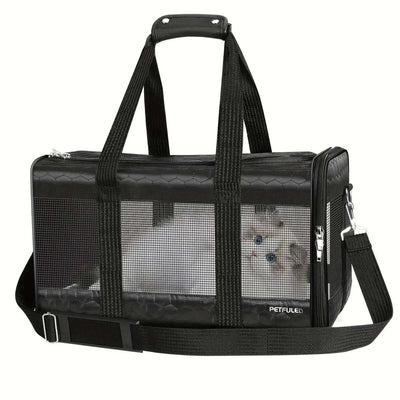 Dog Carrier Pet Carrier for Small Medium Cats Dogs Puppies up to 16 Lbs, TSA Airline Approved Small Dog Carrier Soft Sided