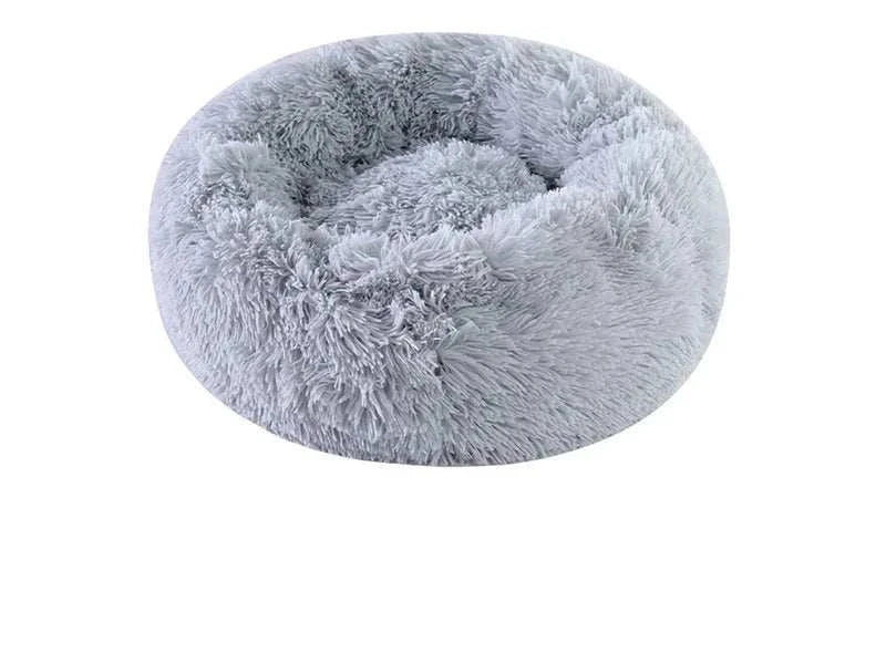Plush Winter Pet Nest – Warm & Detachable Washable Dog Bed for Cats and Small Dogs