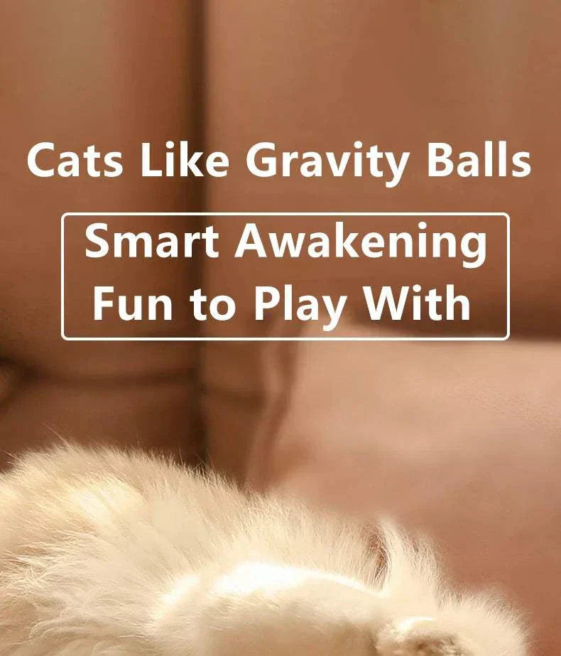 Automatic Rolling Smart Interactive Cat Ball with smart awakening feature, ideal for indoor play.