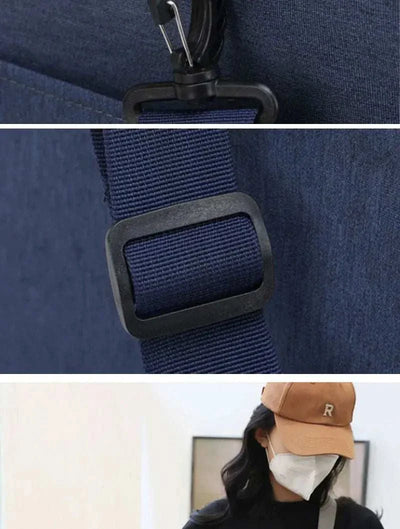 Dog cat carrier bag with adjustable strap, airline-approved, breathable nylon for small pets.