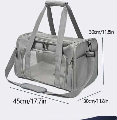 Dog Cat Carrier Bag Soft Carrier Side Backpack Pet Dog Travel Bags Airline Approved Transport for Small Dogs Cats Outgoing