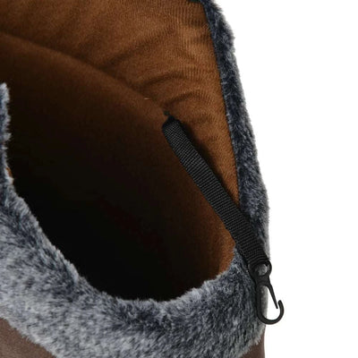 Dog Carrier Soft Fleece Backpack For Small Dogs Cats Slings Bag Portable Walking Puppy Shoulder Bags Pug Pet Carrying Supplies