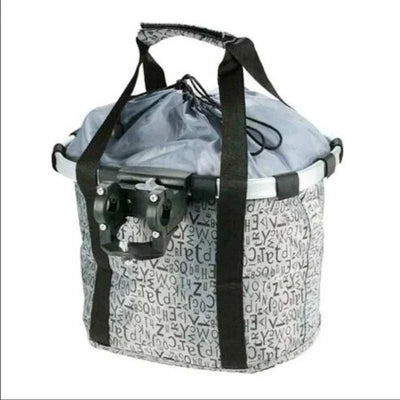 Bicycle Front Basket Bike Small Pet Dog Carry Pouch 2in1 Detachable MTB Cycling Handlebar Tube Hanging Fold Baggage Bag 5KG Load