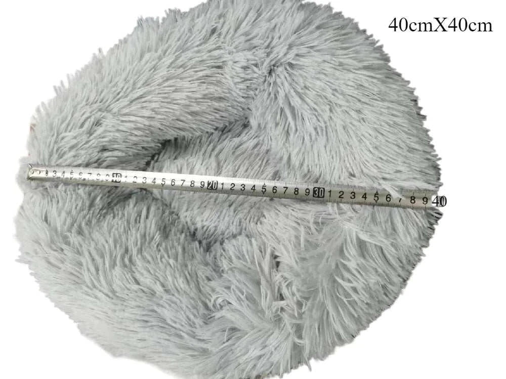 Plush Winter Pet Nest – Warm & Detachable Washable Dog Bed for Cats and Small Dogs