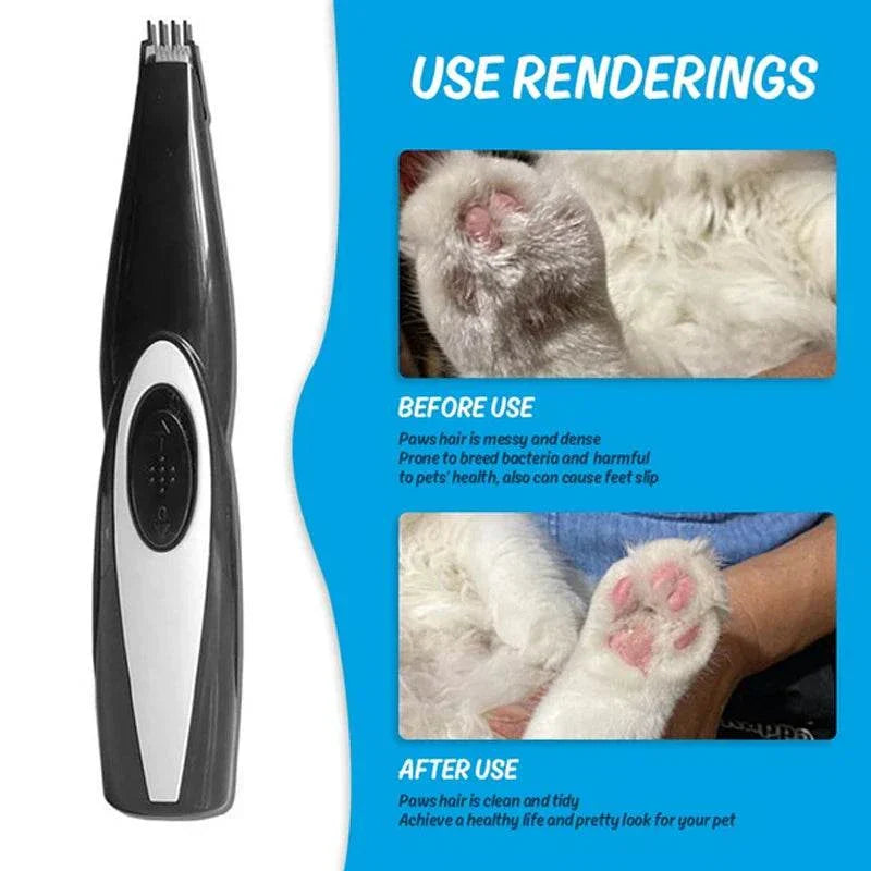 Rechargeable Electric Pet Clipper for Dogs and Cats – Professional Grooming Kit with Battery Power.