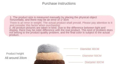 Plush Winter Pet Nest – Warm & Detachable Washable Dog Bed for Cats and Small Dogs