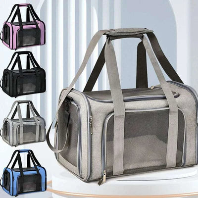 Dog Cat Carrier Bag Soft Carrier Side Backpack Pet Dog Travel Bags Airline Approved Transport for Small Dogs Cats Outgoing
