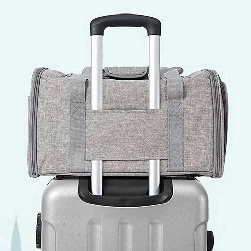 Dog Cat Carrier Bag Soft Carrier Side Backpack Pet Dog Travel Bags Airline Approved Transport for Small Dogs Cats Outgoing