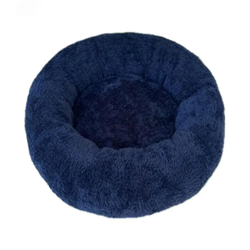 Plush Winter Pet Nest – Warm & Detachable Washable Dog Bed for Cats and Small Dogs